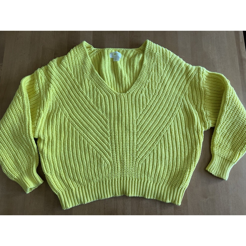 Maeve Anthropologie Women's Boho Summer Beachy Cotton Wool Blend Sweater Size S